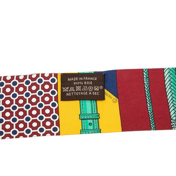 Hermes CLIC CLAC MODERN CANNAGE Silk Scarf